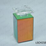 Green Crystal Candle Holder