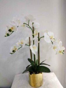 best artificial flowers for home decor in India| Artificial flowers for home decor in India | Artificial Orchids In Ceramic Vase