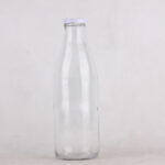 Clear Bottle with Metal Lid